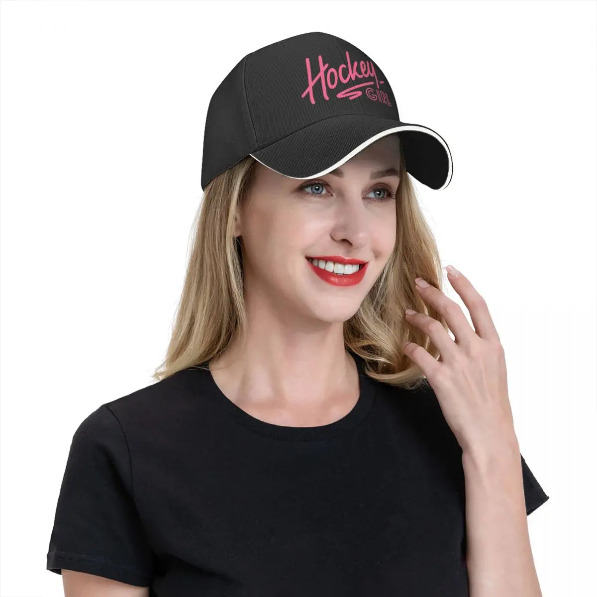 Hockey Girl Pride: Adjustable Baseball Style Cap